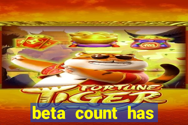 beta count has changed pt br