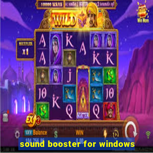 sound booster for windows