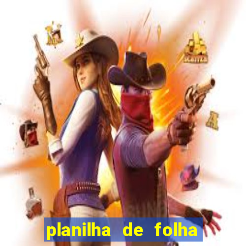 planilha de folha de pagamento