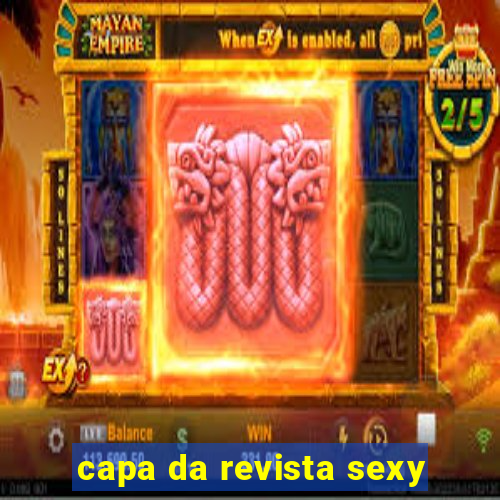 capa da revista sexy