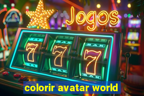 colorir avatar world