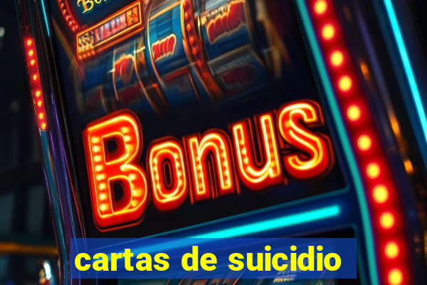 cartas de suicidio