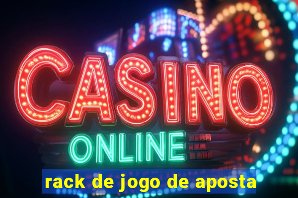 rack de jogo de aposta