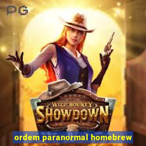 ordem paranormal homebrew