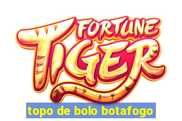 topo de bolo botafogo